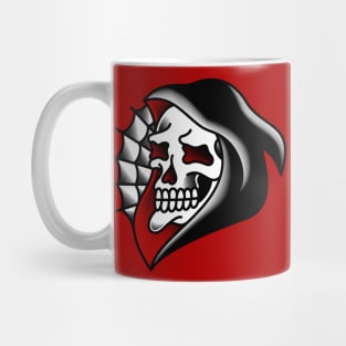 Grim Reaper Skull Mug